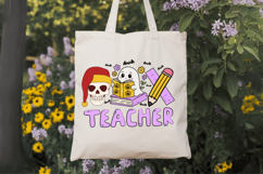 Halloween Teacher Sublimation Bundle, Teachers day Halloween Product Image 4