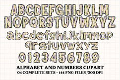 Easter Day Alphabet png clipart, easter day letters doodle Product Image 4