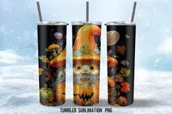 Pumpkin Halloween Tumbler Wrap Sublimation Design |Tumbler W Product Image 4