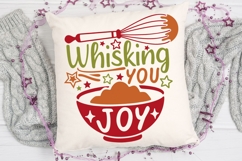 Whisking You Joy Svg, Christmas Baking Svg, Holiday Svg. Product Image 7