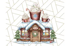 Christmas North Pole Village PNG Clipart, Cute Holiday Art Product Image 4