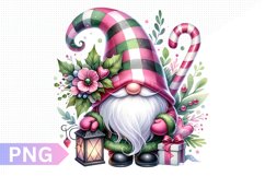 Christmas Gnome Sublimation, Clipart PNG Design Product Image 1