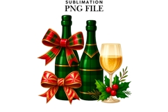 Holiday drinks png design for T-shirts Product Image 1