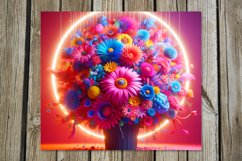 Flowers fantasy| 8 modern skinny tumbler Sublimation designs Product Image 4