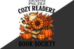 Cozy readers png design for T-shirts Product Image 2