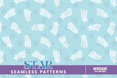 Boho Star Seamless Pattern Nursery Tile PNG DTF Baby Kids Product Image 1
