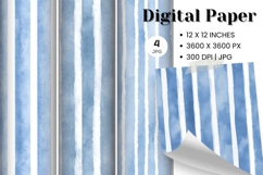 Stripe Pattern Background Gift Wrap Wallpaper Digital Paper5 Product Image 1