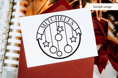 Christmas Family Name SVG - Christmas Ornaments Product Image 4