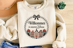 Willkommen in Unserem Zuhause Svg | Christmas | Shirt Svg Product Image 4