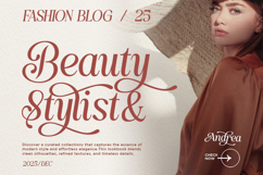 Timeline - Beauty Italic Serif Font Product Image 4
