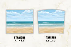 Beach Tumbler Wrap | 20 oz tumbler wrap Product Image 2