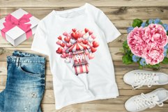 Valentine booths watercolor clipart Product Image 4