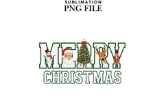 Christmas words png design for T-shirts Product Image 1