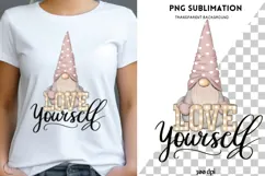 Valentine gnome png design for T-shirts Product Image 4