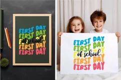 First day of school, Back to School SVG, laser cut files Product Image 3