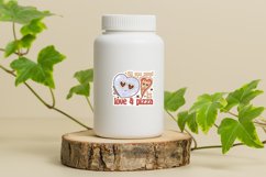 All you need is love and pizza Sticker, Skeleton Valent Product Image 4