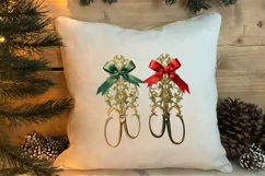 Festive Christmas Sewing Clipart , Christmas PNG Product Image 4