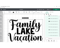 Family Lake Vacation 2026 SVG, Family Vacation Quote TShirt Product Image 3
