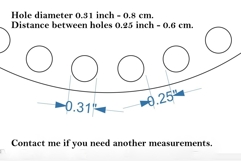Crochet basket base carved ornament instant download file 6 Product Image 4