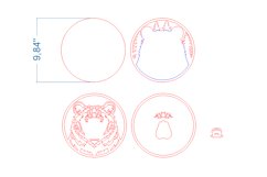 Bear SVG laser cut file for Glowforge Product Image 4