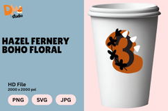 Hazel Fernery Boho Floral Monogram Product Image 1