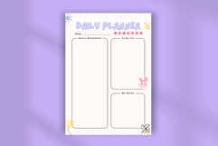 Kawaii Daily Planner Template Product Image 4