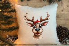 Christmas Reindeer Sublimation Clipart, Christmas SVG Product Image 4