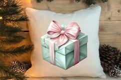 Pastel Christmas Shublimation Clipart, Pastel Christmas Clip Product Image 4