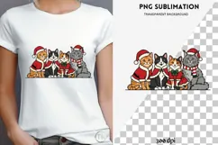 Cute Christmas cats png design for T-shirts Product Image 4