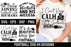 Football SVG Design - Football is my favorite season Product Image 1