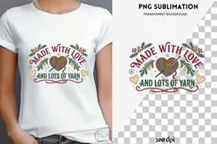Christmas crochet png design for T-shirts Product Image 4