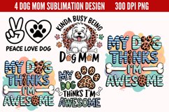 Dog Mom Sublimation Bundle PNG, Product Image 4