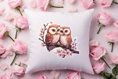 Chibi Owl Valentines Day Clipart and Stickers, Valentines PN Product Image 4
