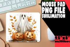 Spooky Watercolor Mouse Pad Design Halloween PNG Product Image 1