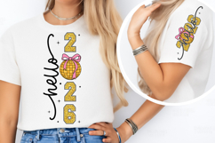 Happy New Year 2026 Png, Trendy New Years 2026, New Year PNG Product Image 2