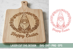 Happy Easter SVG - Laser Cut Design Product Image 1