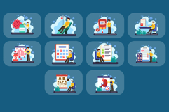 Health Check Up Illustration Pack Product Image 4