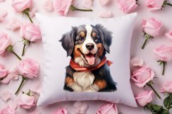 Cute Valentine Dog Clipart, Valentines Day Dog Clipart Product Image 4