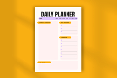 Elegant Daily Planner Template | Editable Canva Daily Agenda Product Image 4