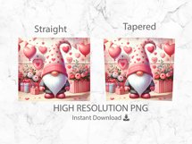 Valentine&#039;s Day Gnome Tumbler Wrap|Valentine Tumbler Wrap Product Image 4