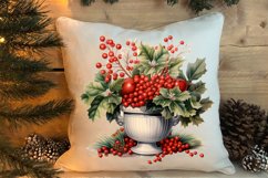 Winter Christmas Greenery Clipart, Christmas Greenery Clipar Product Image 4