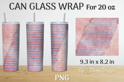 PATRIOTIC Tumbler Wrap Sublimation, 20 oz Patriotic Tumbler Product Image 5