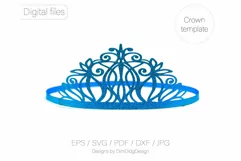 Crown svg Tiara svg Birthday tiara Princess svg Party hat Product Image 5