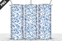 Flowers Tumbler Wrap | Sublimation Design | Tumbler PNG Product Image 1