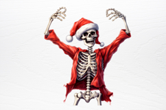 Christmas Skeleton Sublimation PNG Product Image 4
