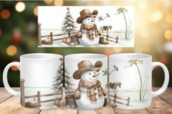 Mug Wrap Sublimation - snowman Product Image 1