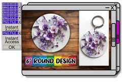 Whimsical 3D Floral Sublimation Product Image 1