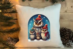 Cozy Christmas Family Animals Clipart , Christmas PNG Product Image 4