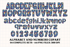 Father’s Day Alphabet clipart, father’s day letters doodle Product Image 4