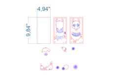 Lama Frame SVG laser cut file for Glowforge Product Image 4